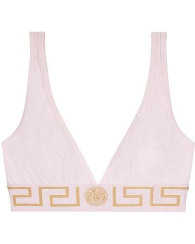 pink versace bralette|versace thongs.